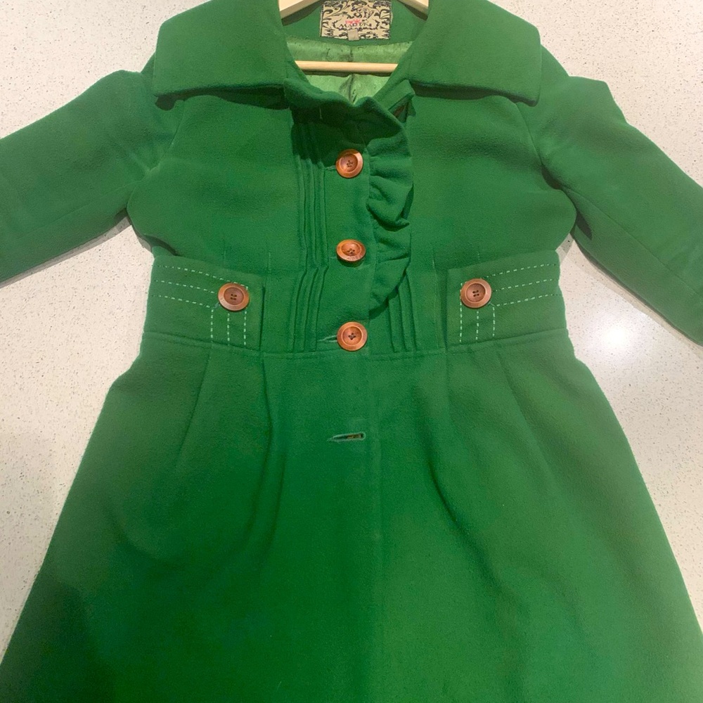 Cute Pink Martini Green Apple Coat